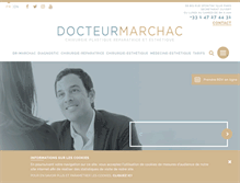 Tablet Screenshot of drmarchac.com
